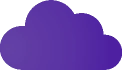 Cloud purple icon